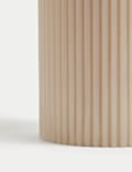 Ridged Pillar Candle