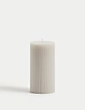 Ridged Pillar Candle