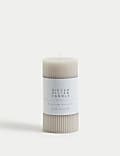 Ridged Pillar Candle