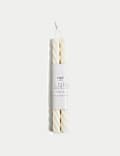 Set of 2 Twisted Dinner Candles