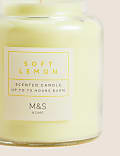 Soft Lemon Jar Candle