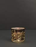 Christmas Townhouse Light Up Candle