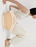 Straw Shoulder Bag