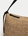 Sac à bandoulière souple en paille