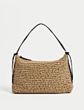 Sac à bandoulière souple en paille
