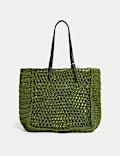 Paper Straw Tote Bag