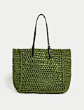 Paper Straw Tote Bag