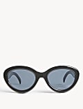 Oval Cat Eye Sunglasses