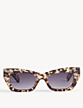 Angular Cat Eye Sunglasses