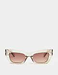 Angular Cat Eye Sunglasses