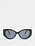 Oval Cat Eye Sunglasses