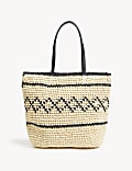 Straw Woven Tote Bag
