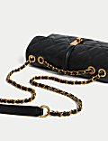 Quilted Chain Strap Cross Body Shoulder Bag