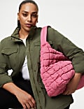 Nylon Quilted Shoulder Bag