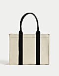 Canvas Structured Tote Bag