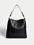 Faux Leather Shoulder Bag