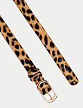 Leopard Slim Jeans Belt