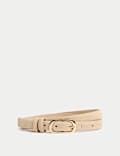 Suede Slim Jeans Belt