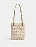 Quilted Chain Strap Shoulder Grab Bag