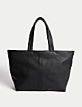 Faux Leather Tote Bag