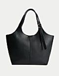 Totebag zum Umhängen aus Lederimitat