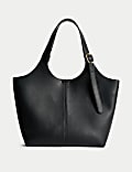 Totebag zum Umhängen aus Lederimitat