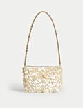 Sac à bandoulière chaîne en perles