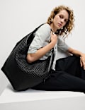 Faux Leather Tote Bag