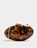 Bolso clutch de carey