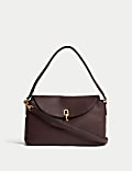 Leder-Schultertasche