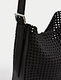 Sac à bandoulière tissé en tissu