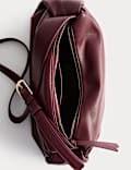 Faux Leather Pencil Crossbody Sling Bag