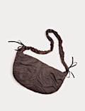 Tas Bahu Selempang Lipatan Ketat Nilon
