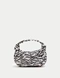 Nylon Animal Print Crossbody Bag