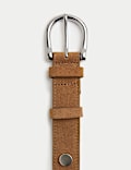 Suede Studded Jeans Belt