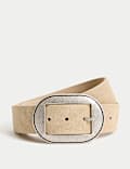 Ceinture large pour jeans en daim