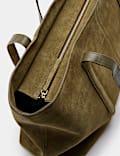 Suede Tote Bag