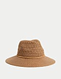 Chapeau fedora en coton pliable