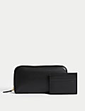 Leather Purse & Card Holder Gift Set