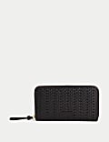Woven Leather Purse