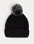 Bonnet beanie à pompon