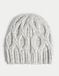 Knitted Cable Beanie Hat