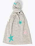 Pure Cashmere Star Scarf