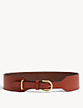 Leather Wide Waist Belt