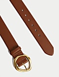 Faux Leather Waist Belt