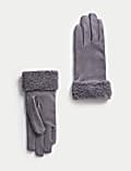 Gants imitation peau de mouton