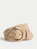 Suede Feature Buckle Jeans Belt