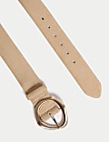 Suede Feature Buckle Jeans Belt