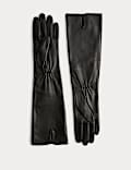 Gants mi-longs en cuir