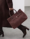 Tas Koper Suede